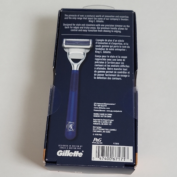 Neck Razor - Blue and Silver - Picture 2 of 2